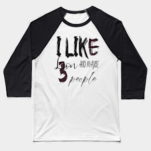 like lion and maybe 3 people Baseball T-Shirt